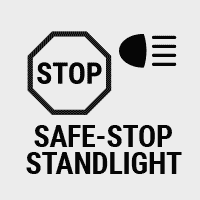 Icon safe-stop standlight