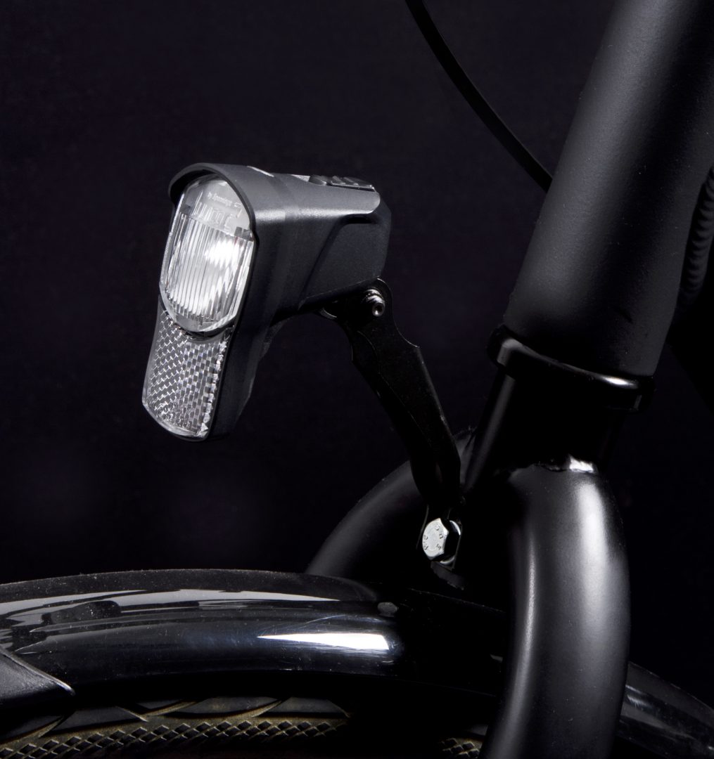 Illico 2 headlamp on front fork with Bh 03 bracket