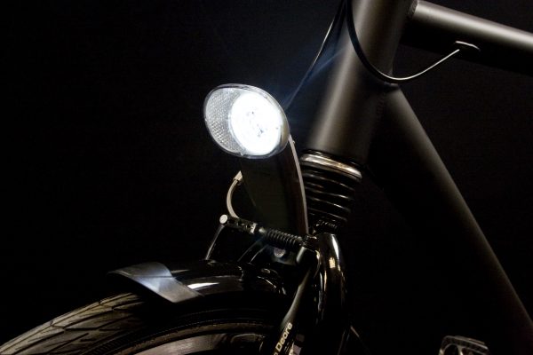 Luceo headlamp on front fork