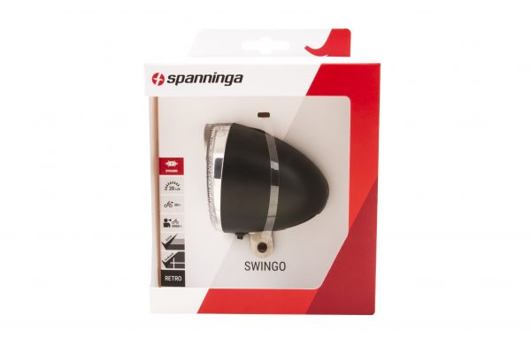 Swingo XDOc black headlamp package front