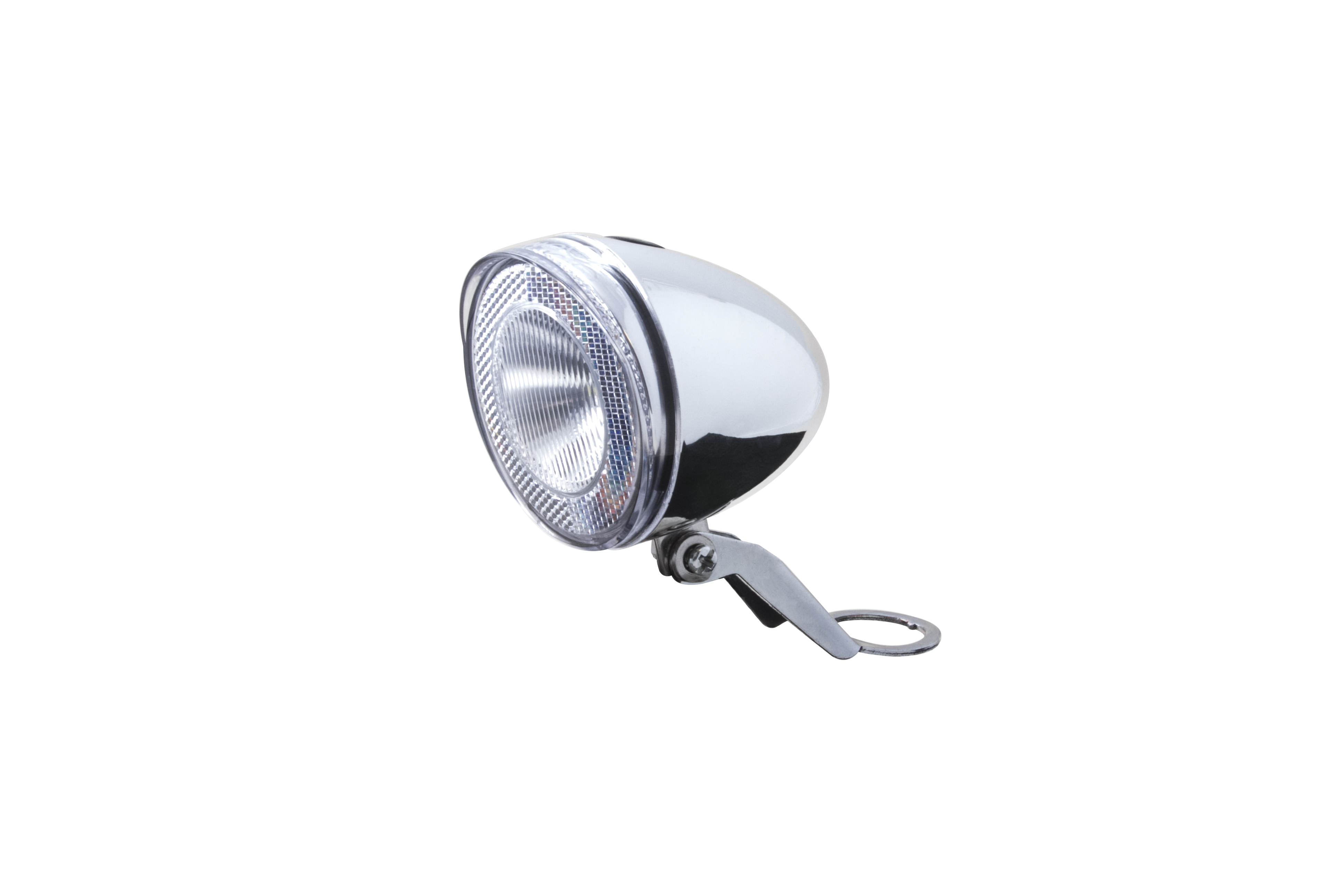 chrome bicycle headlight