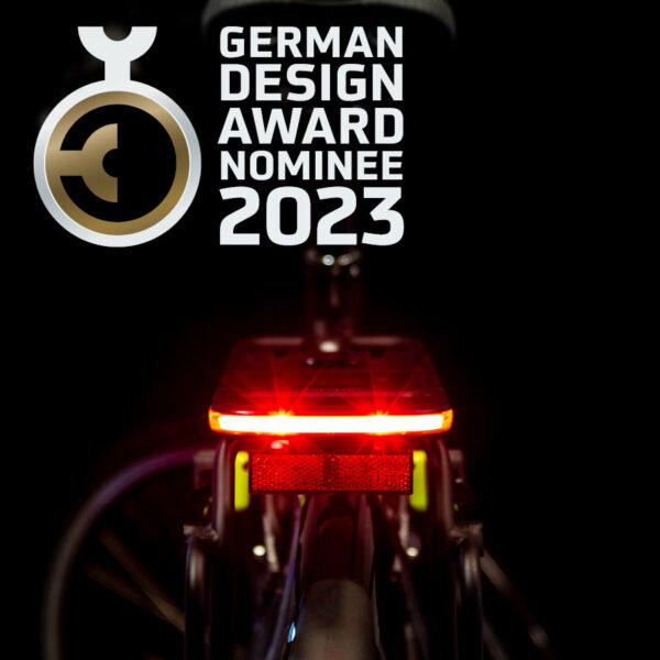 Spanninga German Design Awards nomination with GLOW BRAKE rear light