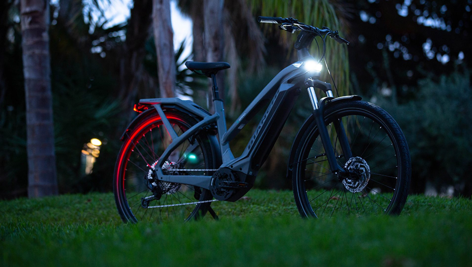 Spanninga hat die Beleuchtung an diesem E-Bike von Bianchi mitentwickelt